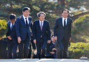 한상진 국민의당 창당준비위원장 백범 김구 선생 묘역 참배