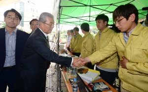 김종인 남양주 사고현장 방문