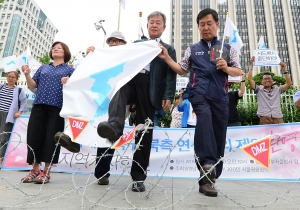 남북대화재개 촉구 기자회견