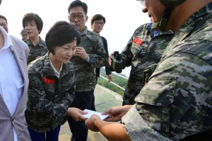 추미애 더민주 대표 안보행보