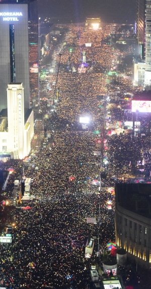 박근혜 대통령 퇴진 '제5차 촛불집회'