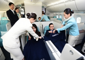 대한항공의 B787-9 차세대 항공기 공개행사