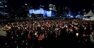 탄핵선고일 탄핵축하 촛불 집회