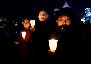 탄핵선고일 탄핵축하 촛불 집회