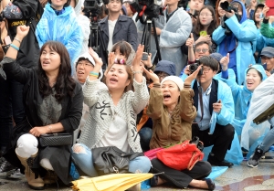 문재인 대구 경북대학교앞 집중유세