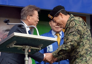 문재인 대구 경북대학교 앞 집중유세