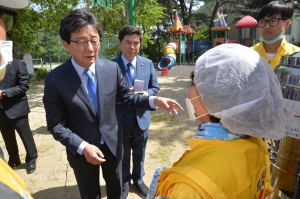 유승민 강릉 산불 이재민 방문