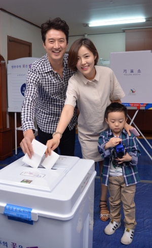 정준호-이하정 19대 대선 투표