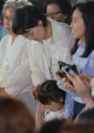 청와대 앞길 한밤 산책