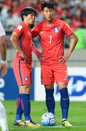 2018 러시아월드컵  최종예선 한국-이란 잔디 그라운드
