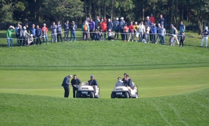 이재현 회장 CJ CUP 나인브릿지 참관