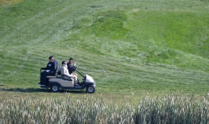 이재현 회장 CJ CUP 나인브릿지 참관