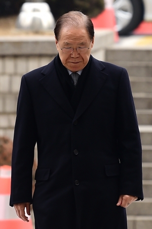 김백준 전 청와대 총무기획관 영장실질심사 출석