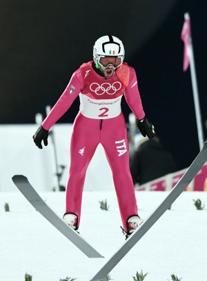 남자 스키점프 노멀힐 예선경기