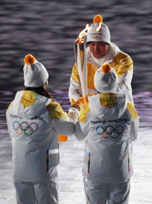 평창올림픽 성화 봉송 마지막 주자, 김연아