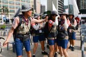 '제15회 노스페이스 대한민국 희망원정대' 완주식