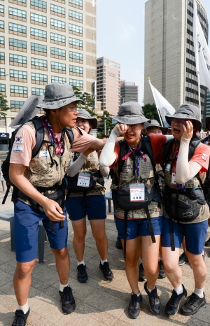 '제15회 노스페이스 대한민국 희망원정대' 완주식