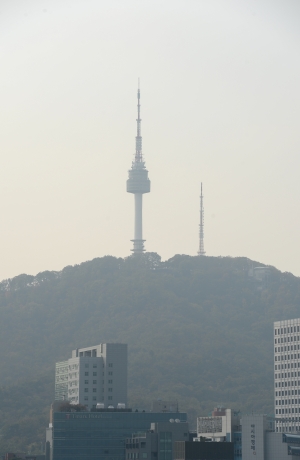 올 가을들어 첫 미세먼지 발생