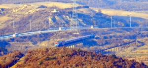 북측 판문역으로 향하는 남측 열차