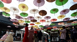 봄 맞은 전주 한옥마을