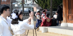 봄 맞은 전주 한옥마을