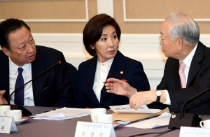 한국당, 경제단체 초청 긴급간담회