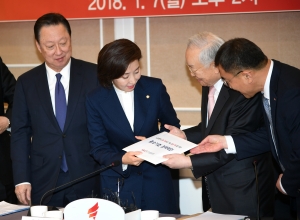 한국당, 경제단체 초청 긴급간담회