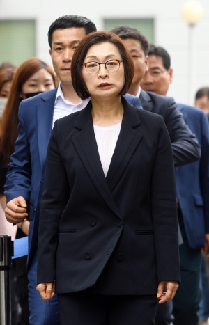 은수미 성남시장 법원 출석