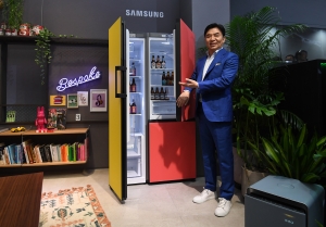 삼성전자, 나만의 디자인...'비스포크' 냉장고 공개