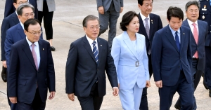 대통령 북유럽 서울공항 출국