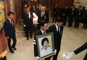 이희호 여사 발인 엄수