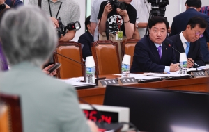 외통위 전체회의 참석한 강경화 장관