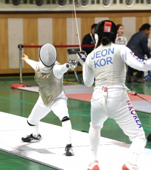 전국체전 펜싱 준결승전