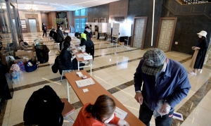 제21대 국회의원 선거, 웨딩홀 이색투표소