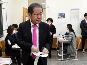 대구 수성구을 홍준표 무소속 후보 투표