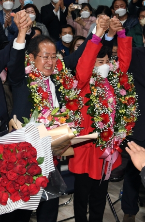 제21대 총선 대구 수성구을에서 당선된 홍준표