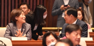 통합당, 한국당과 합당 후 첫 당선인 총회