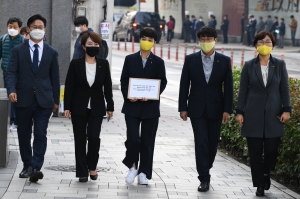 후쿠시마 방사능 오염수 방류 계획 항의하는 정의당