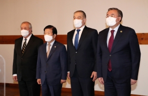 중앙아시아 외교 장관, 국회의장 접견