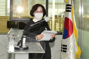 박춘희 기자회견