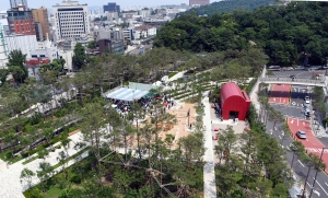 남산예장공원 개장식 참석한 윤석열