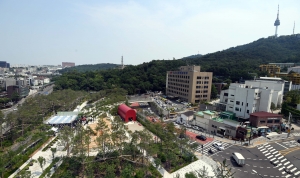 남산예장공원 개장식 참석한 윤석열