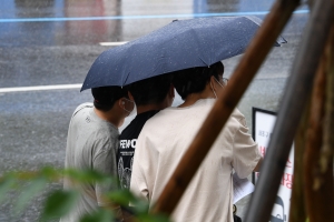 굵은 소나기에 호우주의보