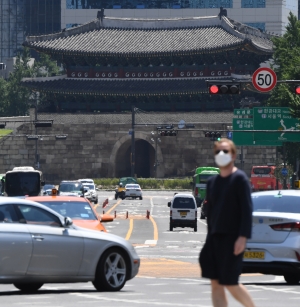 폭염 속 아지랑이