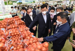 송영길, 밥상물가 현장방문