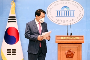 안상수, 공정한 정책 선거 제안 기자회견