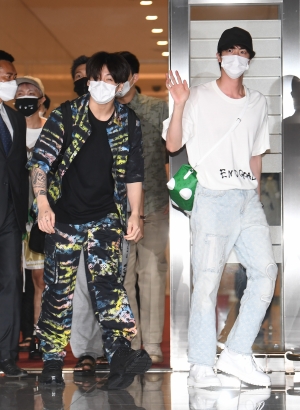 유엔 특사로 출국하는 BTS