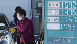 유류세 인하, 휘발유값  리터당 1600원대