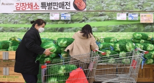 평년 대비 오른 배추값