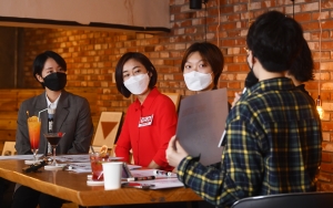 김재연 진보당 대선후보 페미니스트 활동가 간담회